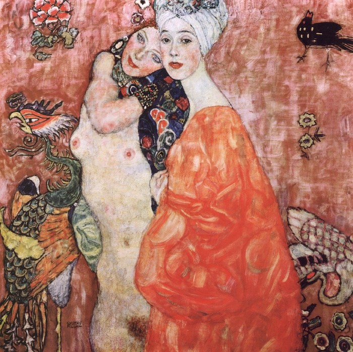 Gustav Klimt The Friends